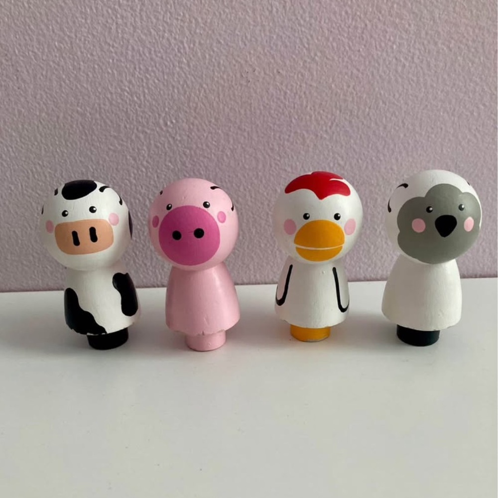 Animal Friends Wooden Toy Set